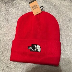 The North Face  Bright Red Beanie